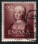 Sellos de Europa - España -  Isabel la Catolica