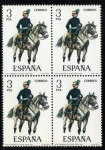 Sellos de Europa - Espaa -  Uniformes Militares: Comandante de Estado Mayor 1884