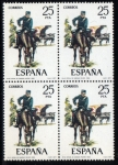 Stamps : Europe : Spain :  Uniformes Militares: Oficial de Sanidad Militar 1895