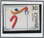 Stamps Spain -  Deportes Olímpicos d Plata: Baloncesto