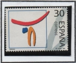 Stamps Spain -  Deportes Olímpicos d Plata: Gimnasia