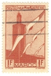 Stamps Morocco -  torre