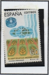 Stamps Spain -  Aniversario d' l' F.A.O.