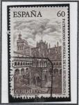 Stamps Spain -  Monasterio d' Santa María d' Guadalupe