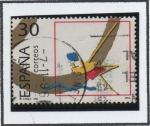 Stamps Spain -  Deportes Olímpicos d' Bronce: Vela