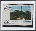 Stamps Spain -  Aviacion y Espacio: Base d' cohetes d' Aerosillo