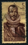 Stamps Spain -  serie- Forjadores de América