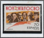 Stamps Spain -  Generación d' 98