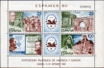 Stamps Spain -  Espamer 80 hojita