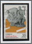 Stamps Spain -  Arte Español: Hermanos d' Leche