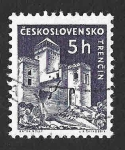 Sellos de Europa - Checoslovaquia -  970 - Castillo de Trenčín