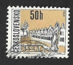Stamps Czechoslovakia -  1348B - Ciudad de Telč