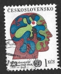 Sellos de Europa - Checoslovaquia -  1528 - XX Aniversario de la Organización Mundial de la Salud (OMS)
