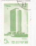 Stamps North Korea -  Edificio No. 2, Universidad Kim Il Sung