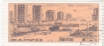 Stamps North Korea -  panorámica de Calle Collima