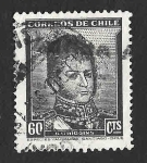 Stamps Chile -  262 - Bernardo O'Higgins Riquelme