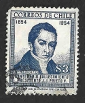 Stamps Chile -  290 - Joaquín Prieto