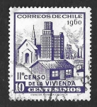Sellos de America - Chile -  338 - II Censo de la Vivienda