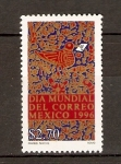 Stamps : America : Mexico :  DÍA  MUNDIAL   DEL  CORREO