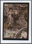 Stamps Spain -  La Seo d' San Salvador d' Zaragoza: detalle d' retablo Mayor 