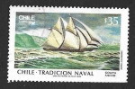 Sellos de America - Chile -  722 - Buques Navales Históricos