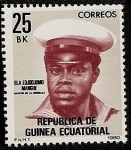 Stamps Equatorial Guinea -  Ela Edjoojomo Mangue - martir de la libertad