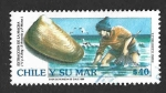 Stamps Chile -  895b - Recursos Marinos