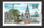 Stamps Chile -  942 - 450 Años de la Fundación de la Ciudad de Santiago de Chile