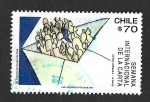 Stamps Chile -  977 - Semana Internacional de la Carta