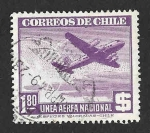 Stamps Chile -  C119 - Avión