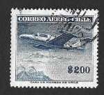 Stamps Chile -  C179 - Avión