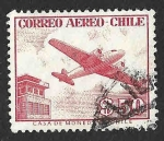 Sellos de America - Chile -  C186 - Avión