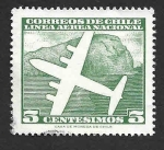 Stamps Chile -  C210 - Avión
