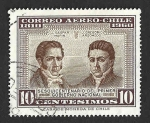 Stamps Chile -  C220 - 150 Años del Primer Gobierno Nacional