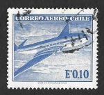 Stamps Chile -  C238 - Avión 
