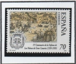 Stamps Spain -  IV Centenario d' l' defensa d' l' palmas d' Gran Canaria