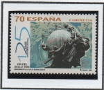 Stamps Spain -  Dia d' Sello: Logotipo d'125 Aniversario