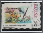 Stamps Spain -  Correspondencia Epistolar: Jugamos con Tigo