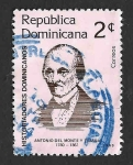 Stamps Dominican Republic -  881 - Antonio Del Monte y Tejada