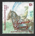 Sellos de America - Rep Dominicana -  921 - 150 Aniversario del Nacimiento de Máximo Gómez