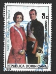 Stamps : America : Dominican_Republic :  C241 - Visita de los Reyes de España