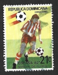 Stamps : America : Dominican_Republic :  C356 - Campeonato Mundial de Fútbol España