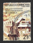 Stamps : America : Dominican_Republic :  C369 - 490 Aniversario del Descubrimiento de América