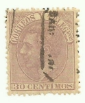 Stamps : Europe : Spain :  Rey Alfonso XII-211