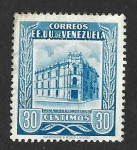 Stamps Venezuela -  656 - Oficina Principal de Correos de Caracas