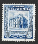 Stamps Venezuela -  664 - Oficina Principal de Correos de Caracas