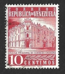 Stamps Venezuela -  704 - Oficina Principal de Correos de Caracas