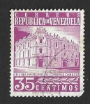 Stamps Venezuela -  707 - Oficina Principal de Correos de Caracas