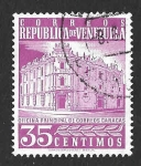 Stamps Venezuela -  707 - Oficina Principal de Correos de Caracas