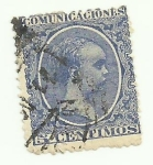 Stamps Spain -  Alfonso XIII Tipo Pelon-215